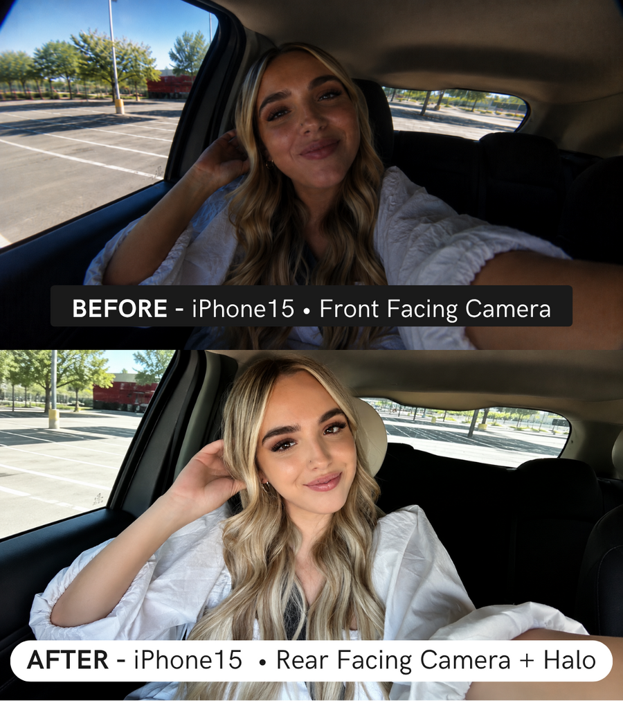 Before and after comparison