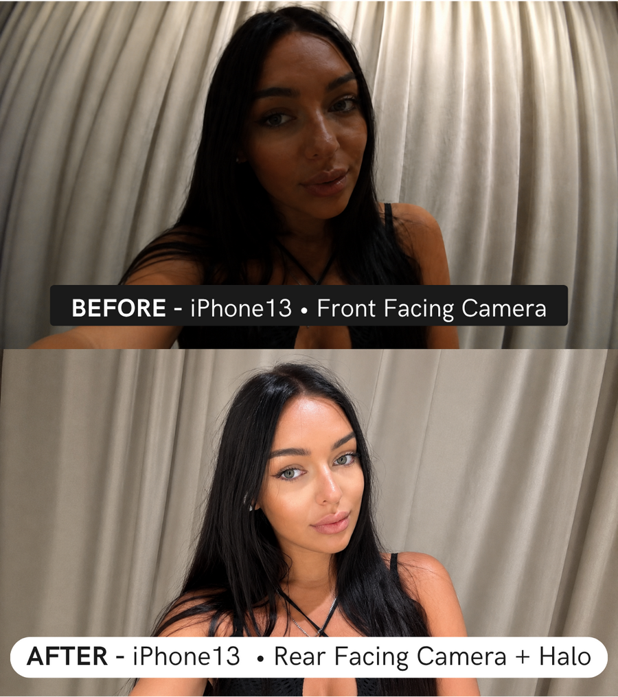 Before and after comparison