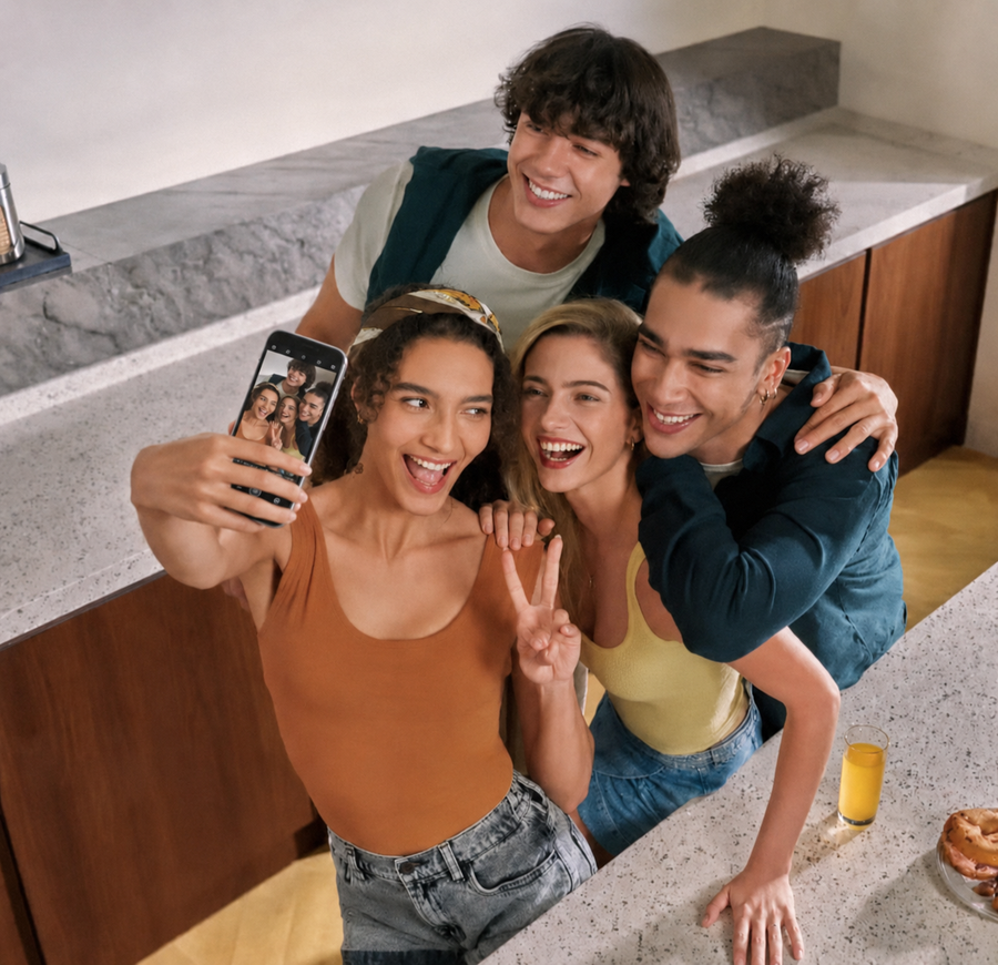 Maya, Ethan, Claire, and Jordan